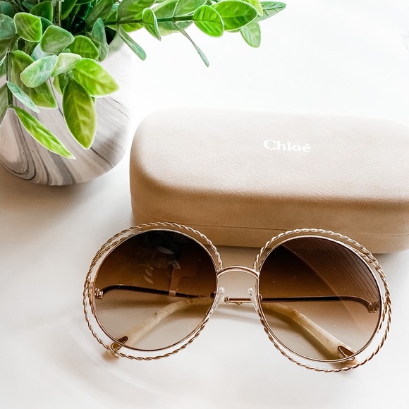 Chloe Accessories - SOLD Chloe 58mm Carlina Round Twist Sunglasses